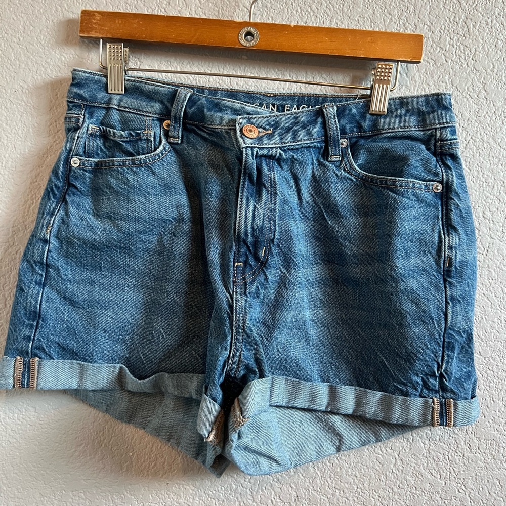 American Eagle Crossover Denim Shorts